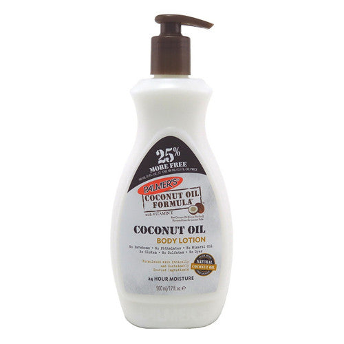 Palmers Coconut Oil Formula With Vitamin E, 24 Hour Moisture, Body Lotion, 17 oz